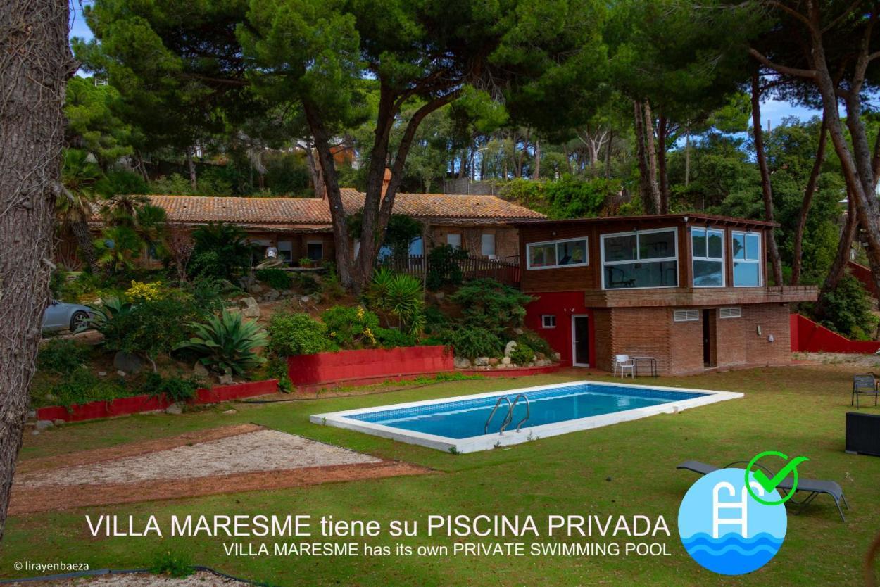 Villa Maresme & Villa Rosa Mataro Bagian luar foto
